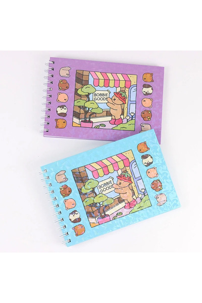 Choice3 كتاب تلوين بوبي جود (قطعتان) باللونين البنفسجي والأزرق، مناسب للبالغي...