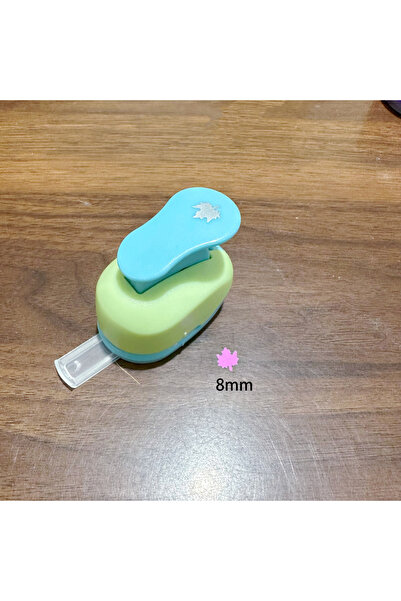 Choice 8mm 8/16/25/38/50mm Random Color Maple Leaves Punch DIY Embossing Punc...