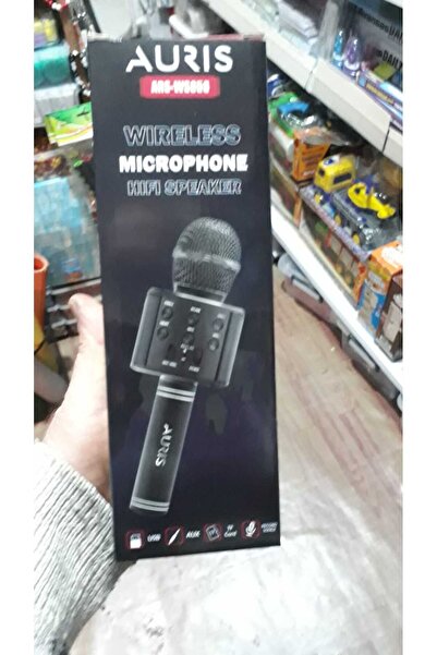 Auris Kablosuz Bluetooth Karaoke Mikrofon – Dahili Hoparlör, Ses Değiştirme, ...