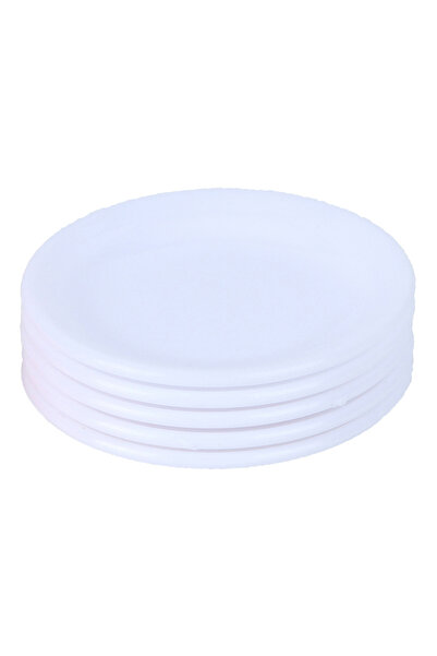 Choice 5 قطع بيضاء من أطباق وأطباق ومجسمات بيت الدمية بمقياس 1:12، ألعاب تظاه...