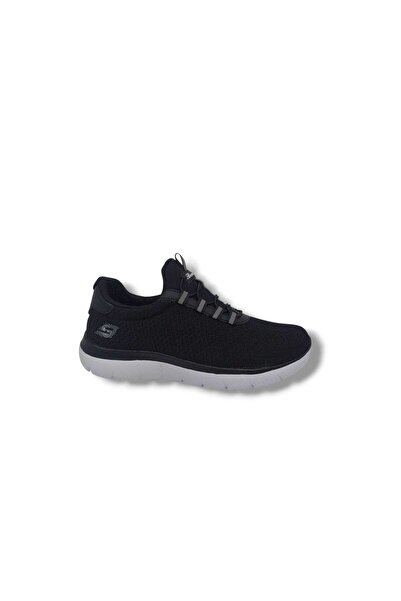 Zerhan 4344 Unisex Black Sock Model Mesh Light Sole Loafer Sports Shoes
