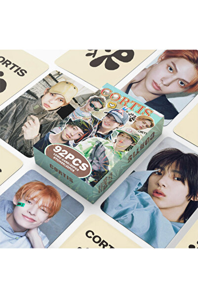Choice مجموعة ملصقات صور فرقة الفتيان الكورية كورتيس (60+32 قطعة) - غلاف عشوا...