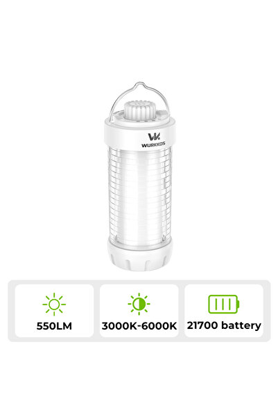 choice2 3000K-6000K White Wurkkos CL01 550 Lumens Rechargeable LED Ultra-Long...