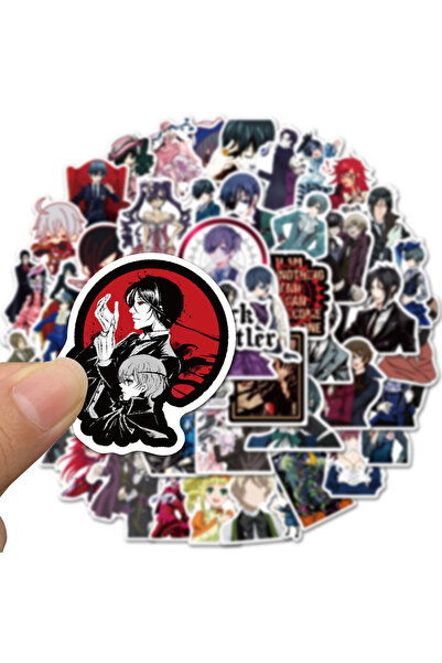 Choice3 بانداي 100 قطعة (10/30/50/100 قطعة) ملصقات أنمي الخادم الأسود، سيباست...