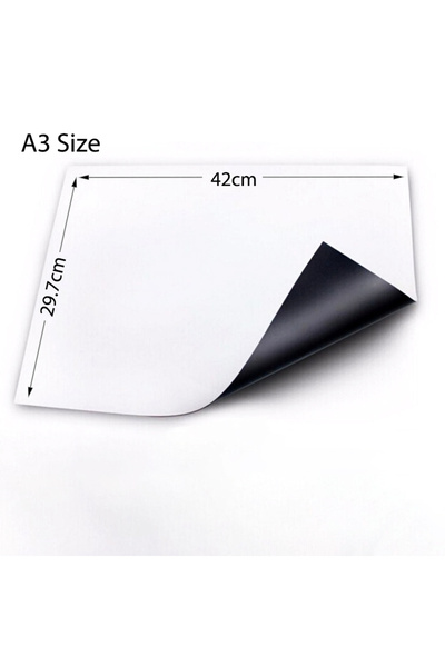 Choice A3 Size A3 Size Magnetic Whiteboard Dry Erase White Board, Fridge Stic...