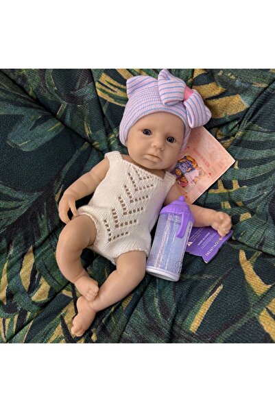 Choice Unpainted Girl 33cm Open Eyes Girl Loulou Silicone Reborn Baby Doll Ca...