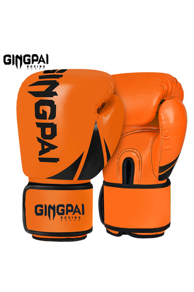 Choice 12oz DY orange 6/8/10/12 oz Boxing Gloves Professional Adult Boxing Mu...