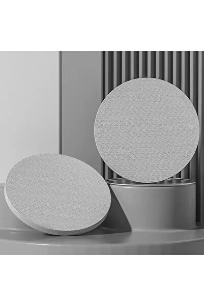 Choice وسادات ركبة لليوجا، عبوة من قطعتين، لون رمادي، وسادة سميكة للتمارين ال...