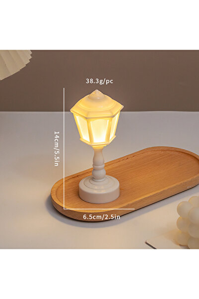 Choice A7 1:12 Dollhouse Miniature Flower Bud Table Lamp Night Light Furnitur...