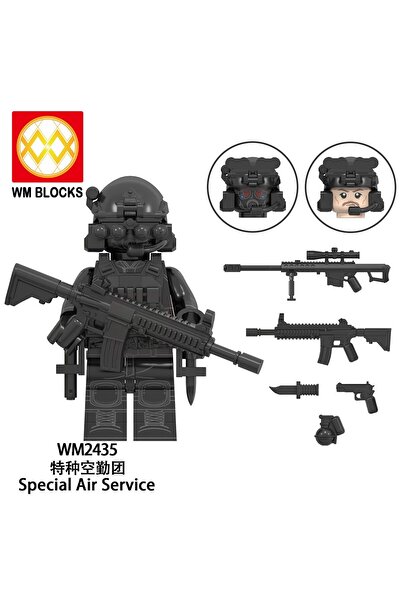 Choice WM2435 سلسلة عسكرية، مجموعة مكعبات بناء للأطفال، لعبة تجميع رقمية، قوا...