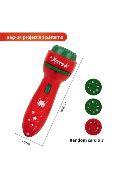 Choice black Christmas Cartoon Projection Flashlight Creative Children Flashl...