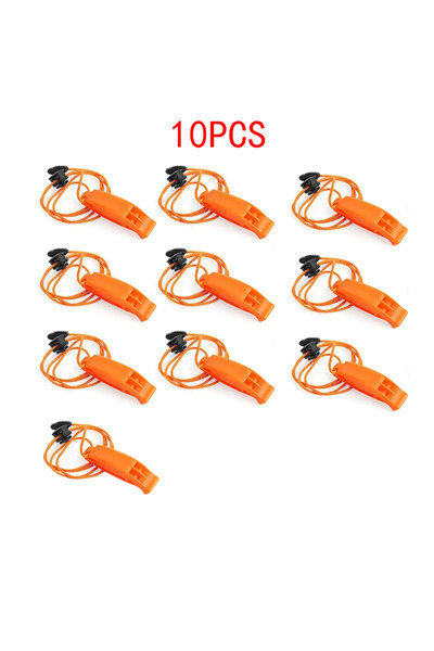 Choice 10PCS 1/2/6/10/20 PCS Emergency Whistles with Lanyard Safety Whistle S...