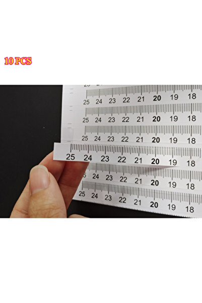 Choice 10PCS 10pcs Self-Adhesive Sewing Machine Ruler, Transparent Measuring ...
