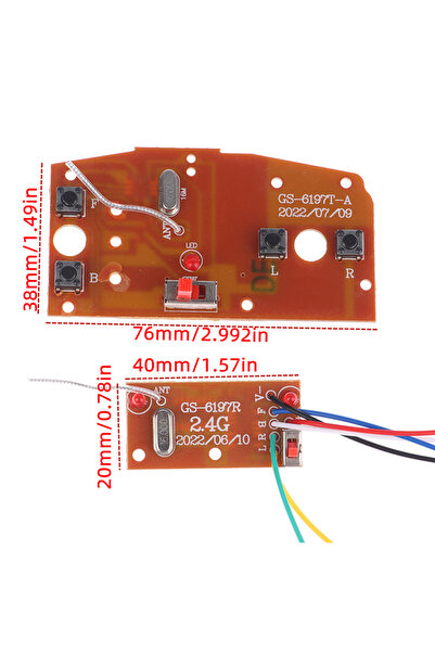 Choice قطعة واحدة، مجموعة واحدة، لوحة دائرة تحكم عن بعد لسيارة RC بتردد 2.4 ج...
