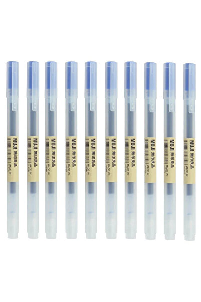 Choice 0.38mm Blue-10pcs 10-30Pcs/Set 0.38/0.5mm Gel pen Black/Blue Ink MUJIs...