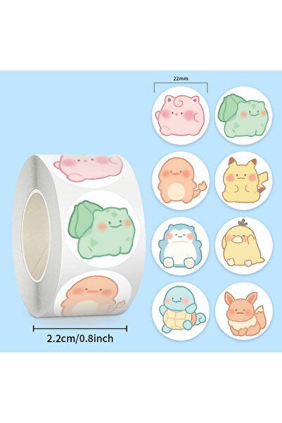BANDAI Choice 500PCS 500PCS Pokemon Graffiti Roll Stickers Waterproof Vinyl D...