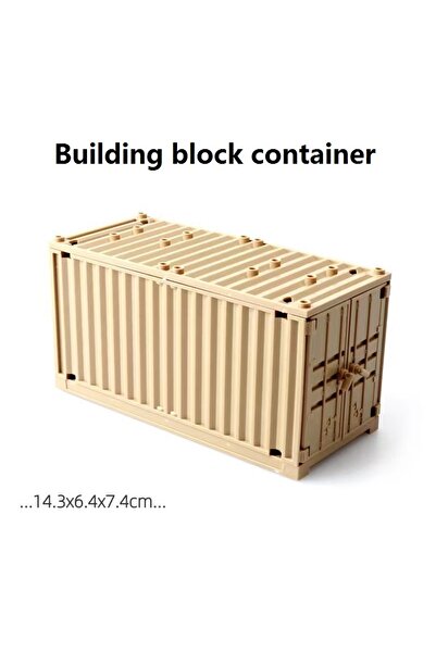 Choice نموذج حاوية عسكرية صفراء، مكعبات بناء، ألعاب للأطفال، مكعبات تقنية قاب...