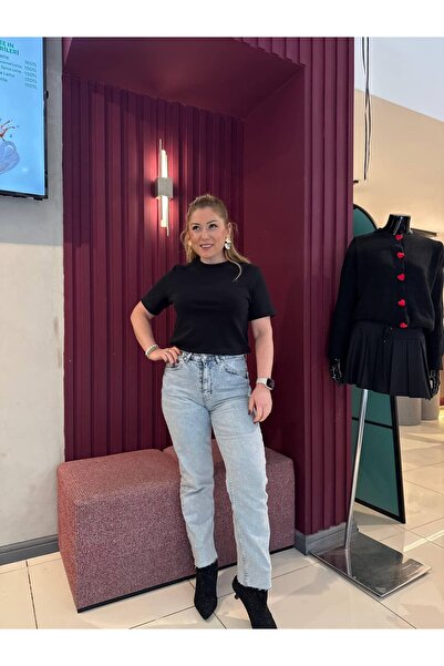 Serpirella Butik Zr Stretch Fabric Boyfit Jeans