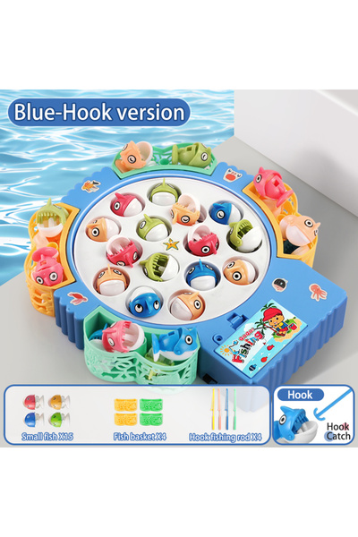 Choice لعبة صيد السمك الدوارة المغناطيسية غير المغناطيسية (15 سمكة) - لعبة صي...