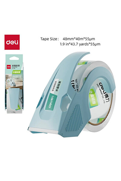 Deli Dispenser 1 Roll 1 Set1.9 inches/4.8cm Tape Dispenser & Tape, For packag...