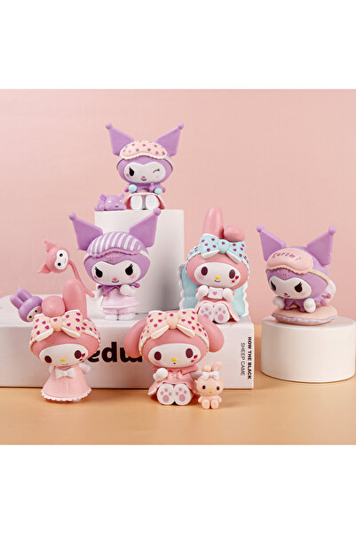 BANDAI طقم بيجامات شخصيات أنمي سانريو مكون من 6 قطع، بتصميمات شخصيات كرتونية ...