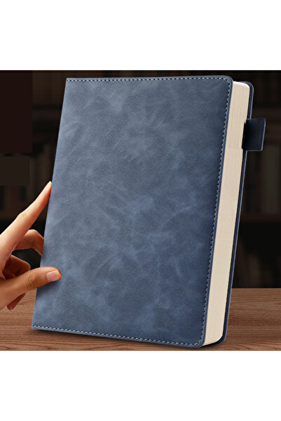 Choice A4 Blue 360Pages Simple Pen Insert Notepad Thickened Diary Simple Offi...