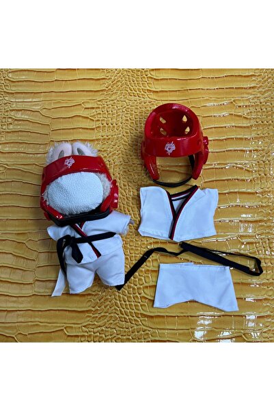 Choice طقم ملابس دمية لابوبو مكون من 4 قطع، مقاس واحد، 6.69 بوصة، مع قلادة، ب...