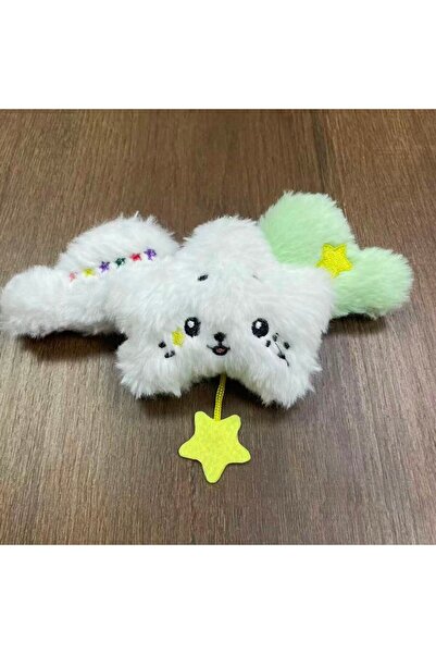 Choice6 سلسلة مفاتيح على شكل قطة شاي من القطيفة، لون أصفر فاتح، من إنتاج NTC ...