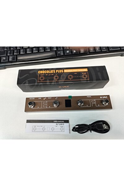 Choice Chocolate M-VAVE Wireless MIDI Controller BT MIDI Pedal Controller Int...