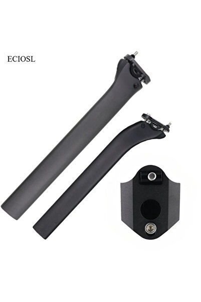 Choice عمود مقعد دراجة جديد من الكربون فائق الخفة، أسود اللون، بزاوية 0 درجة،...