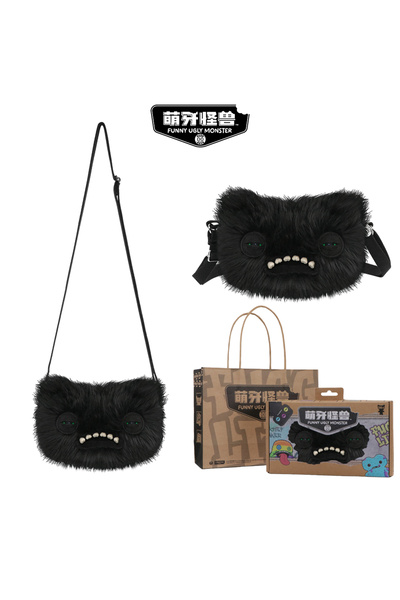 Choice حقيبة كروسبودي دمية قطيفة ناعمة من ستايل 6 أوريجينال فغلر باغر جينيريش...