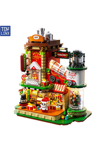 Choice 89139 2782 قطعة TOYLINCX 2782 قطعة مكعبات بناء مصنع زينة هدايا عيد الم...