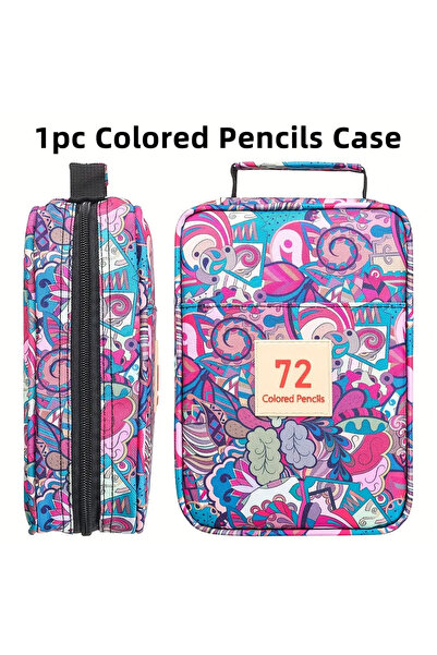 Choice علبة أقلام رصاص واحدة، علبة أقلام تلوين واحدة، 50/72/120 فتحة، علبة أق...