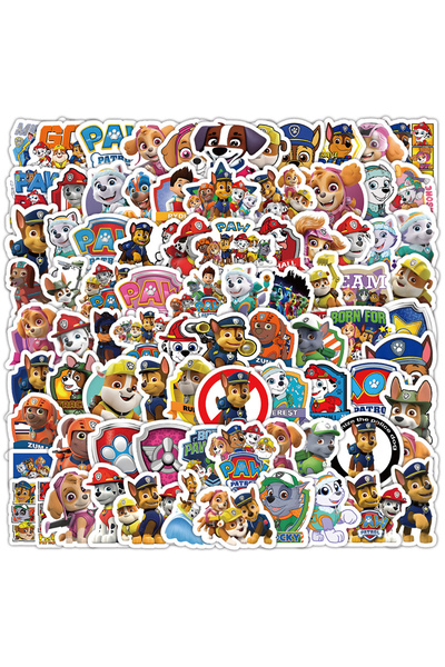 choice2 PAW PATROL Random 50pcs 10/30/50/100pcs Cute PAW Patrol Stickers Cart...
