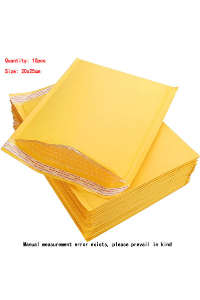 Choice1 20x25cm 10pcs Kraft Bubble Mailers Self Seal Adhesive Shipping Bags, ...