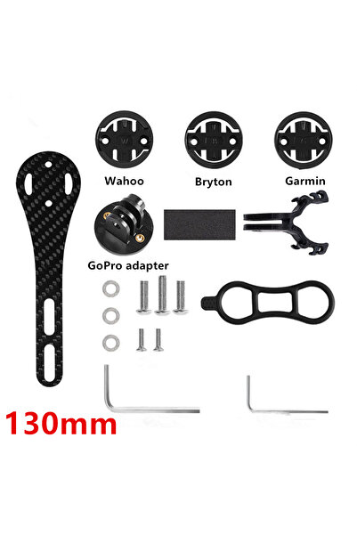 Choice حامل كمبيوتر من الكربون BKPTX CM-01 مقاس 130 مم، يُركّب على مقود الدرا...