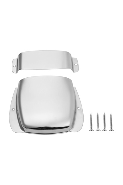 Choice Silvery M01730 Zinc Alloy Bass Pickup Cover Protector Bridge Cover Pla...