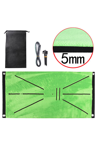 Choice بساط تدريب جولف للاستخدام الخارجي، مسار تأرجح، لوحة علامات للتدريب، كا...