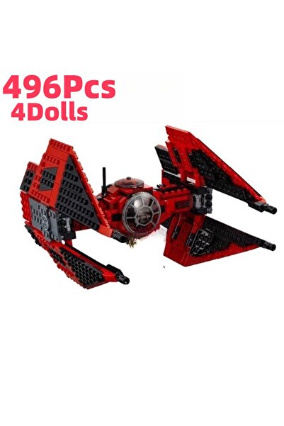 Choice مجموعة بناء نموذج مقاتلة كونية قرمزية جديدة بدون علبة، ديكور منزلي، مك...