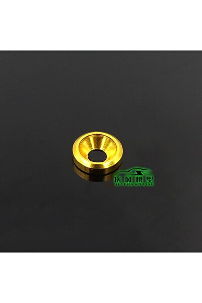 Choice7 10 قطع من حلقات الألومنيوم الصفراء M3، حلقات من سبائك الألومنيوم المل...