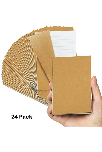 Choice PN72005 24 Pack Pocket Notebook Journal Bulk, College Lined Paper with...