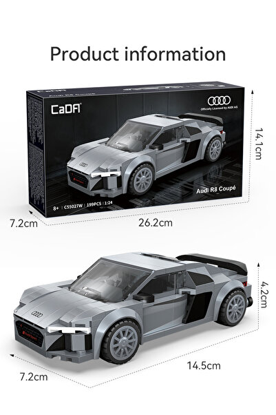 Choice With box CaDA Officially Licensed 1:24 Building Block Car Set/Formula ...
