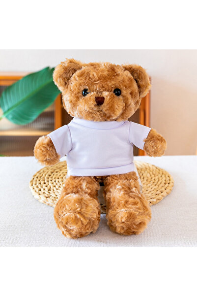 Choice دمية دب لطيفة بطول 30 سم ترتدي سترة، لعبة محشوة رائعة مع دب ناعم