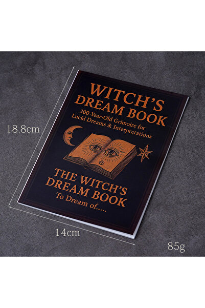 Choice Light Grey Witch's Dream Book 300-Year-Old Grimoire for Lucid Dreams I...