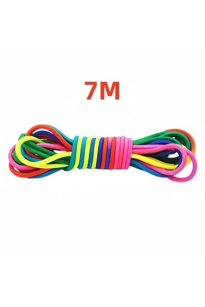 Choice حبل قفز فائق المرونة بطول 7 أمتار (5-7 أمتار) لتمارين التحمل، ألعاب ري...