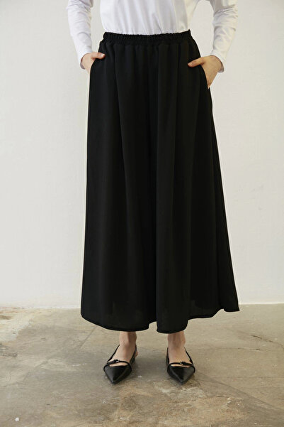 DEFNECE BUTİK Skirt Trousers - Black