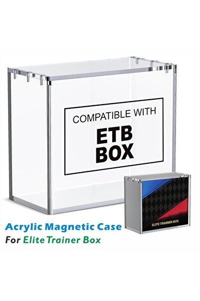 Choice Acrylic Box For ETB ETB Protector Case, 5mm Thick Clear Acrylic Displa...