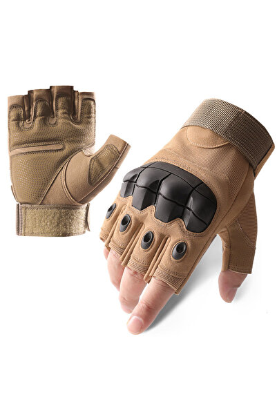 Choice قفازات ركوب الدراجات التكتيكية للرجال والنساء، قفازات نصف أصبع من الصو...