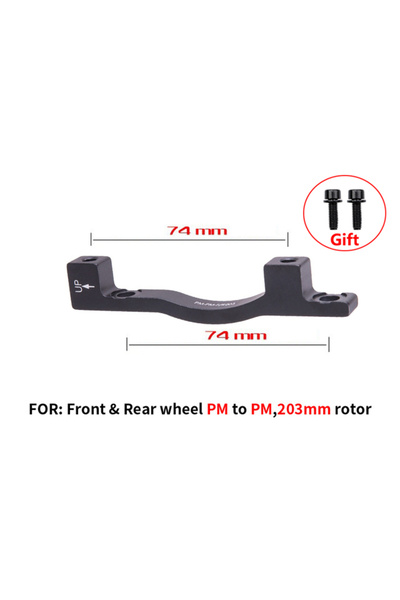 Choice DS07 Bike Disc Brake Rotor Mount Adapter MTB Ultralight Bracket IS PM ...