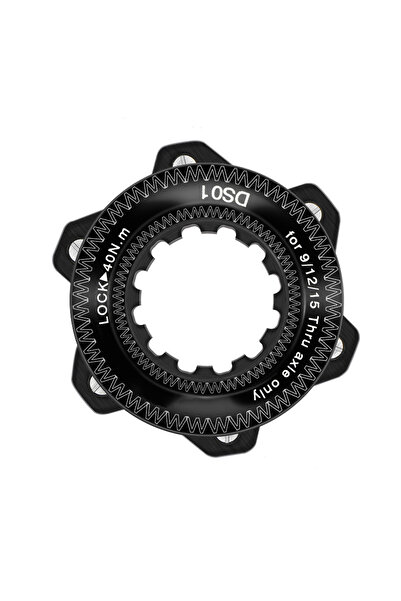 Choice محول قفل مركزي للدراجات من سبائك الألومنيوم السوداء بستة ثقوب، محول قف...